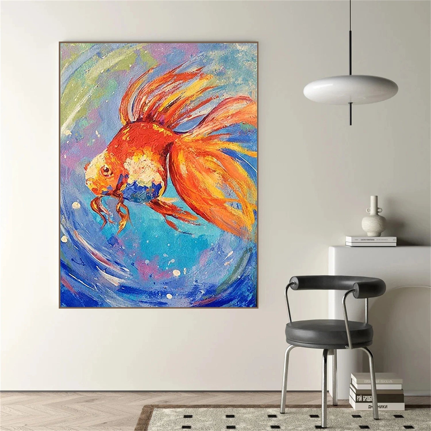 Abstract Animal Fish Wall Art #AN002