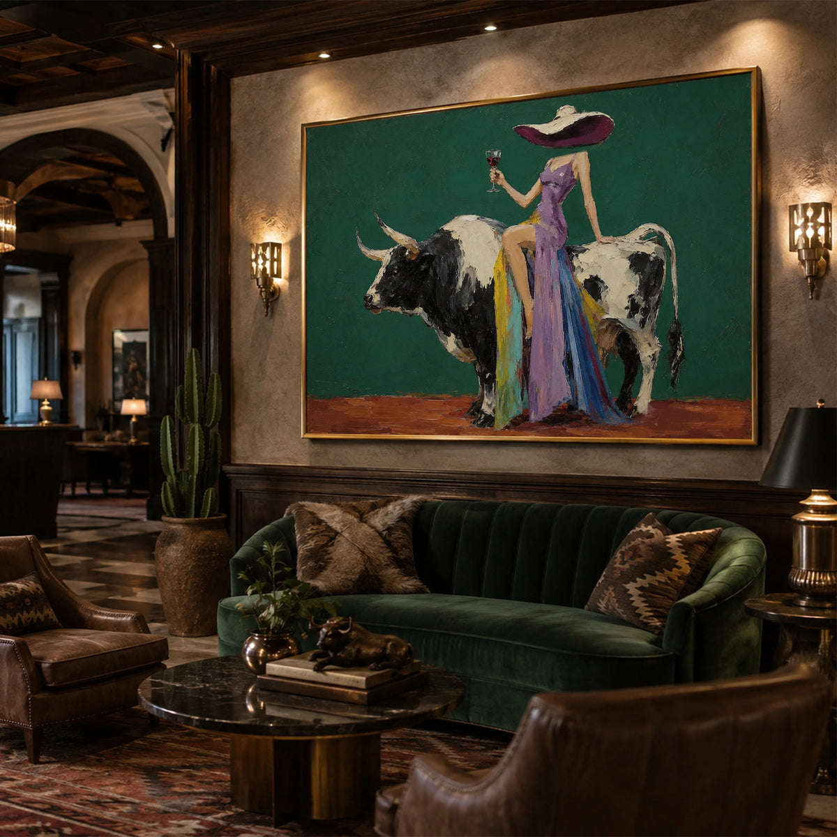 Western Cowboy Wall Art #AC025