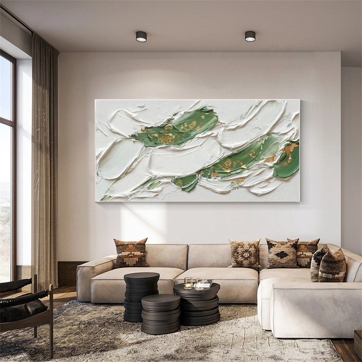 Abstract Textured Wall Art #AW026