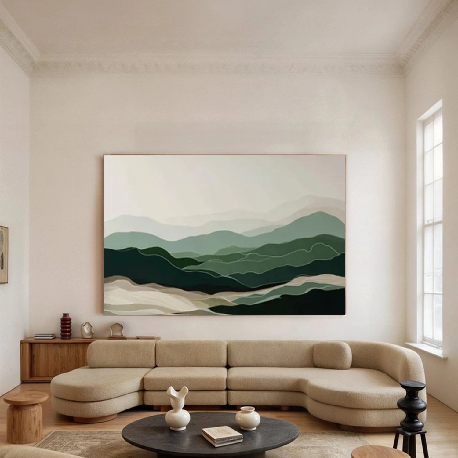 Abstract Mountain Wall Art #MM013