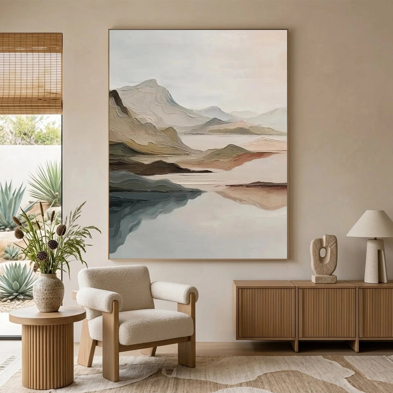 Abstract Mountain Wall Art #MM007
