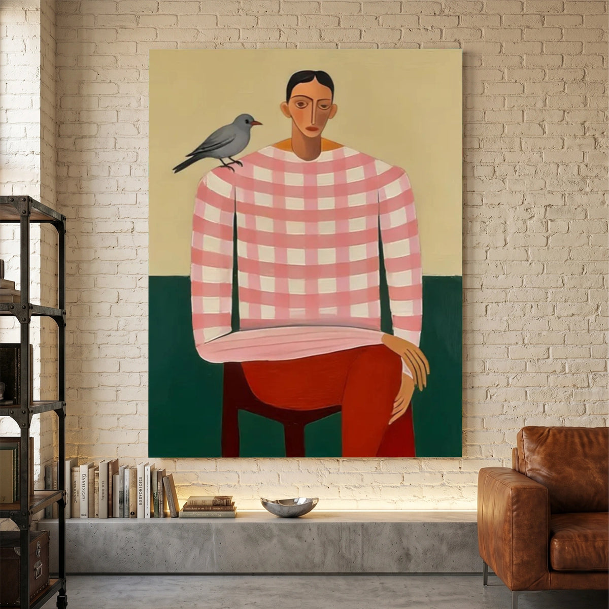 Abstract Portrait Wall Art #LA032