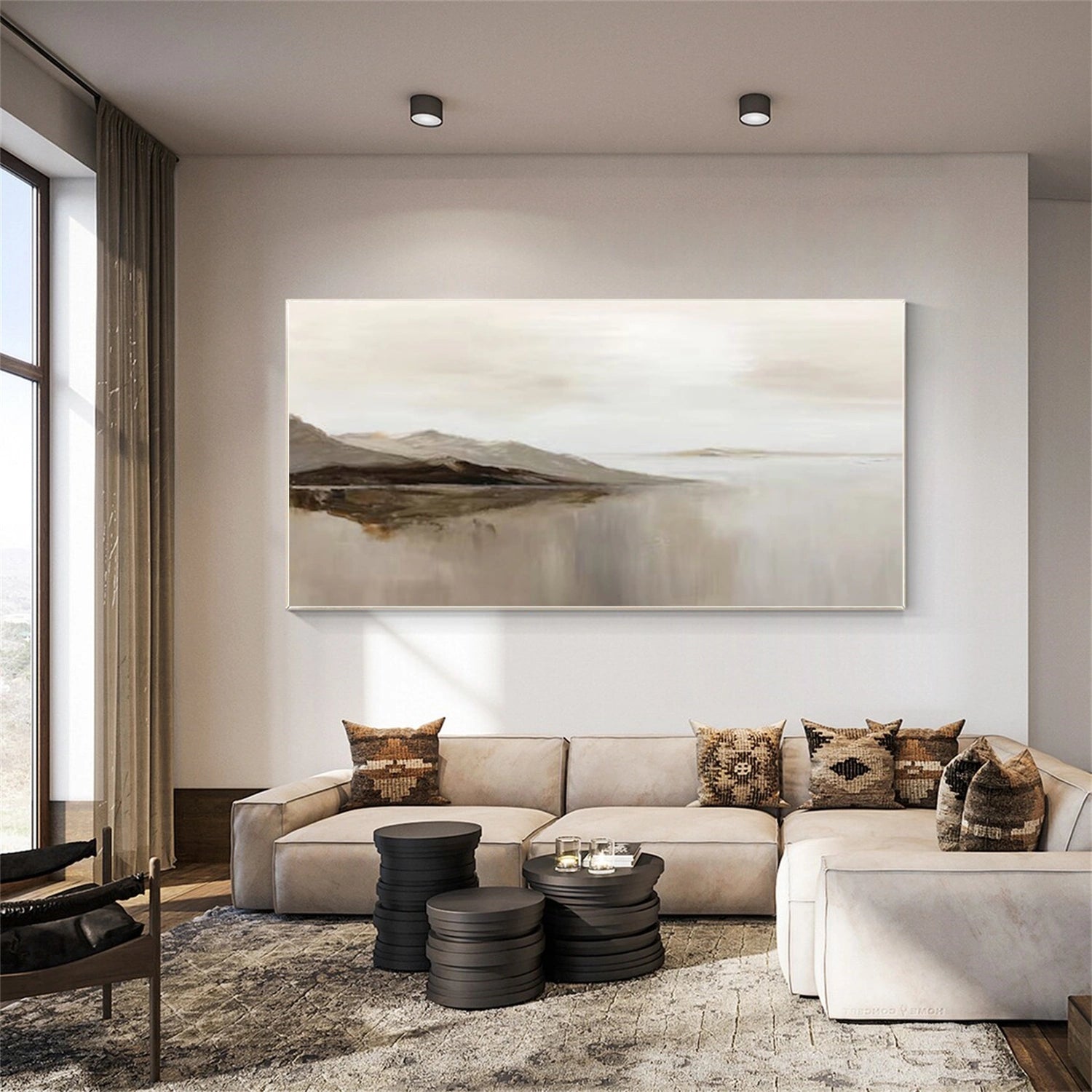 Abstract Mountain Wall Art #MM026