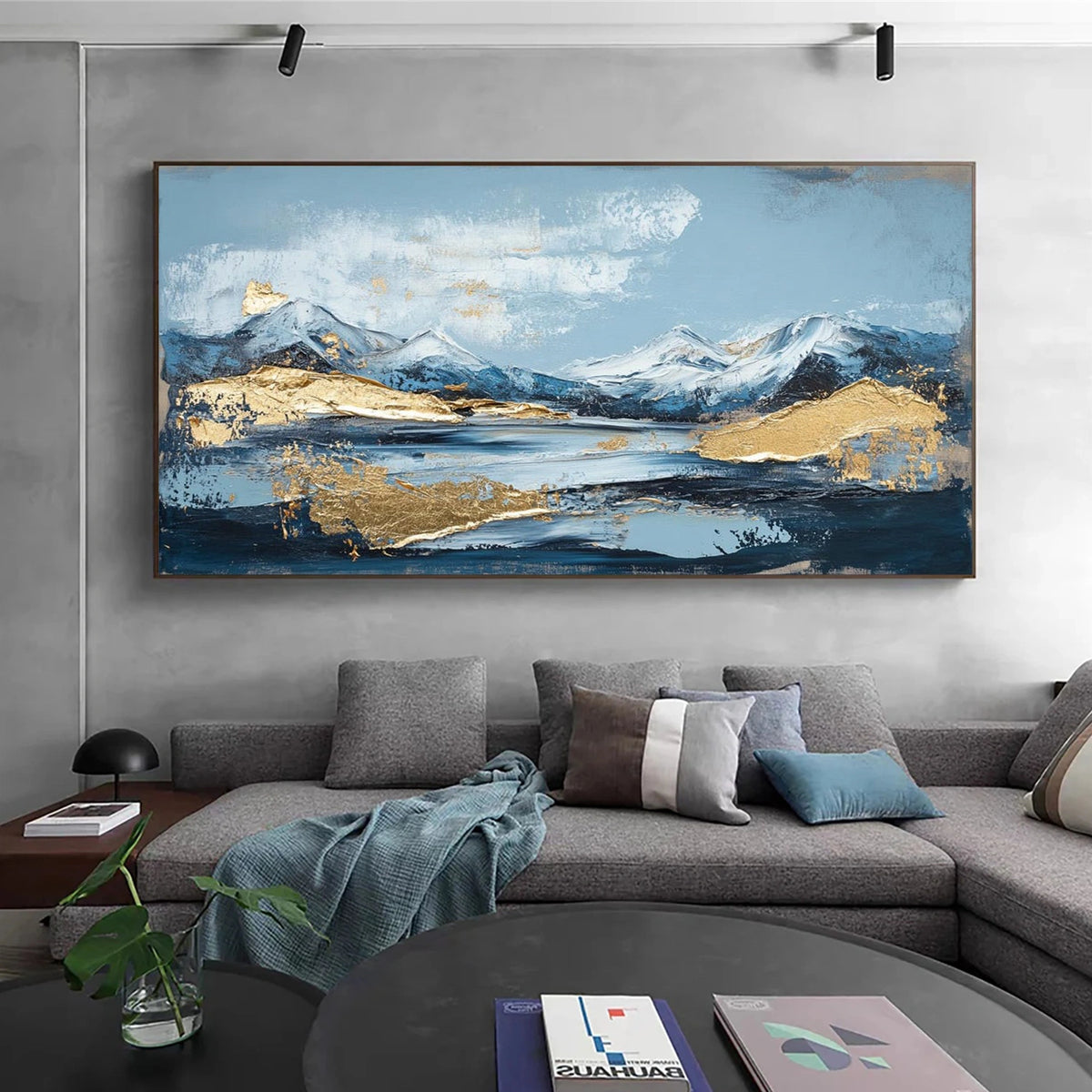 Abstract Mountain Textured Wall Art #MM017