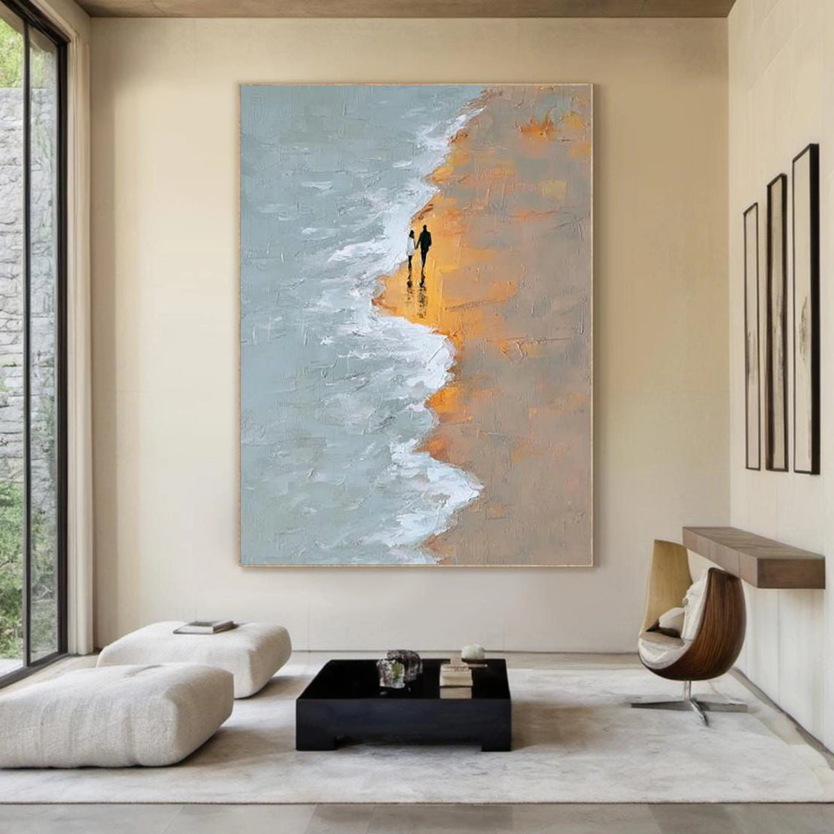 Abstract Ocean And Sky Wall Art #OS034