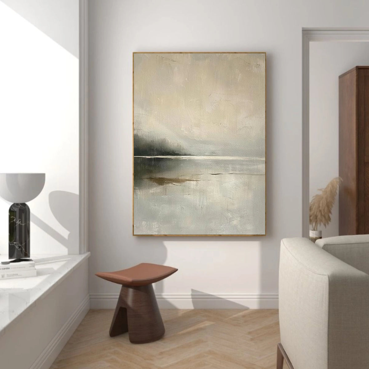 Abstract Ocean And Sky Wall Art #OS026
