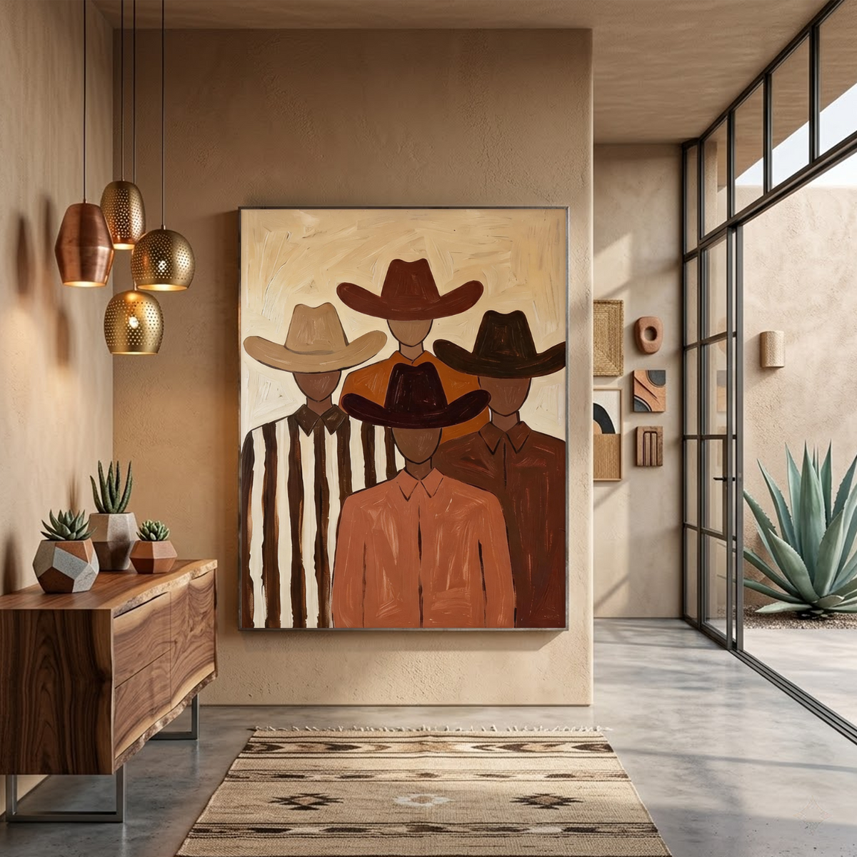 Western Cowboy Wall Art #AC 138