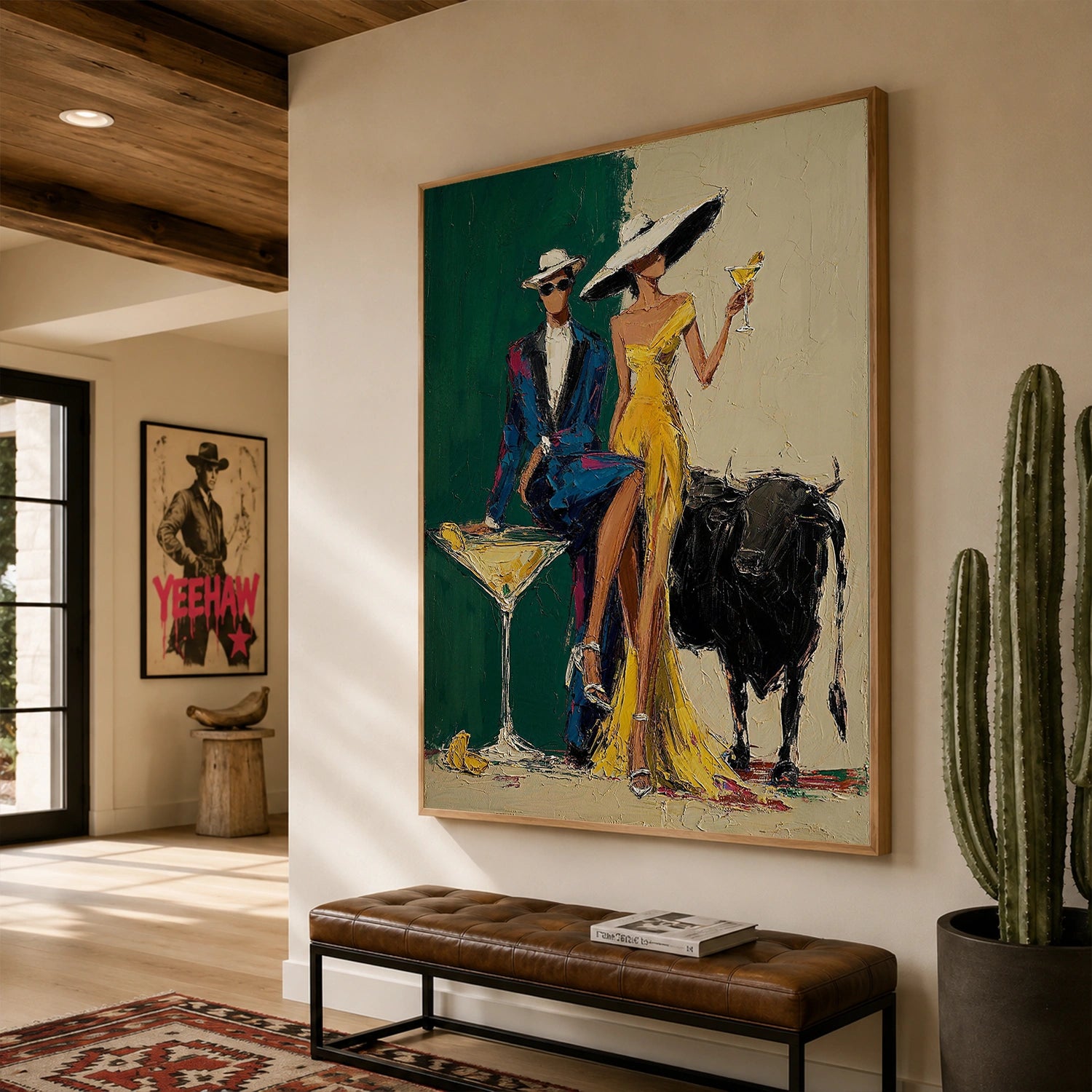 Western Cowboy Wall Art #AC045