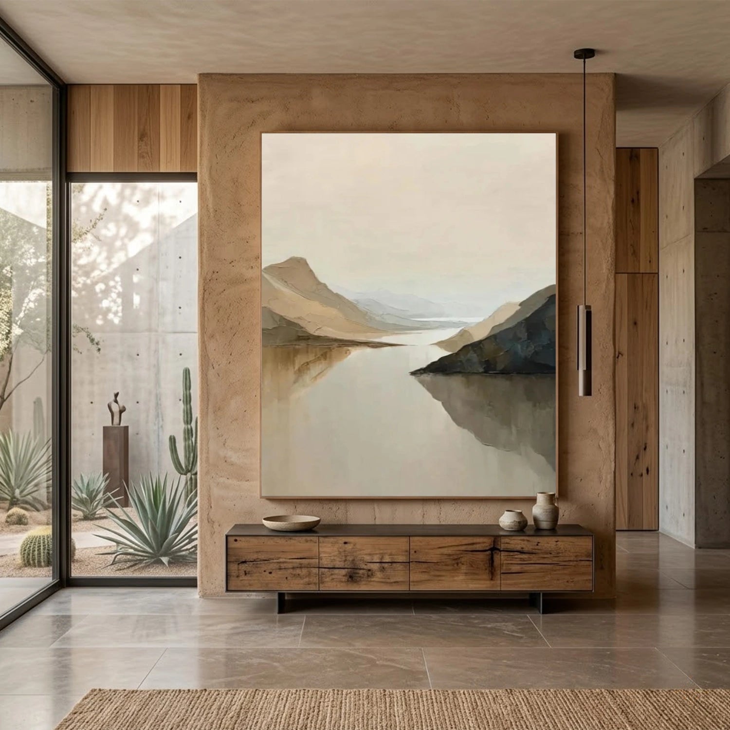 Abstract Mountain Wall Art #MM009