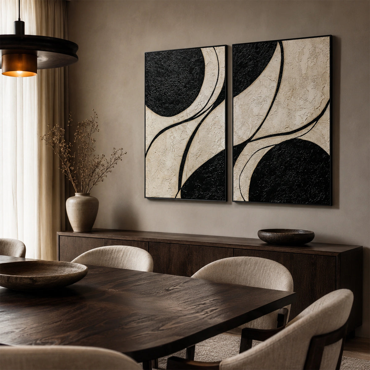 Wabi Sabi Wall Art Set of 2 #WS091