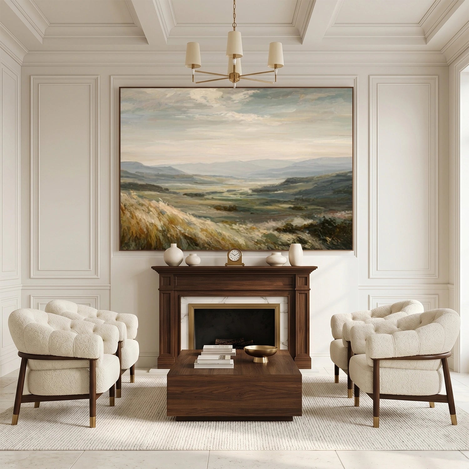 Abstract Mountain Wall Art #MM021