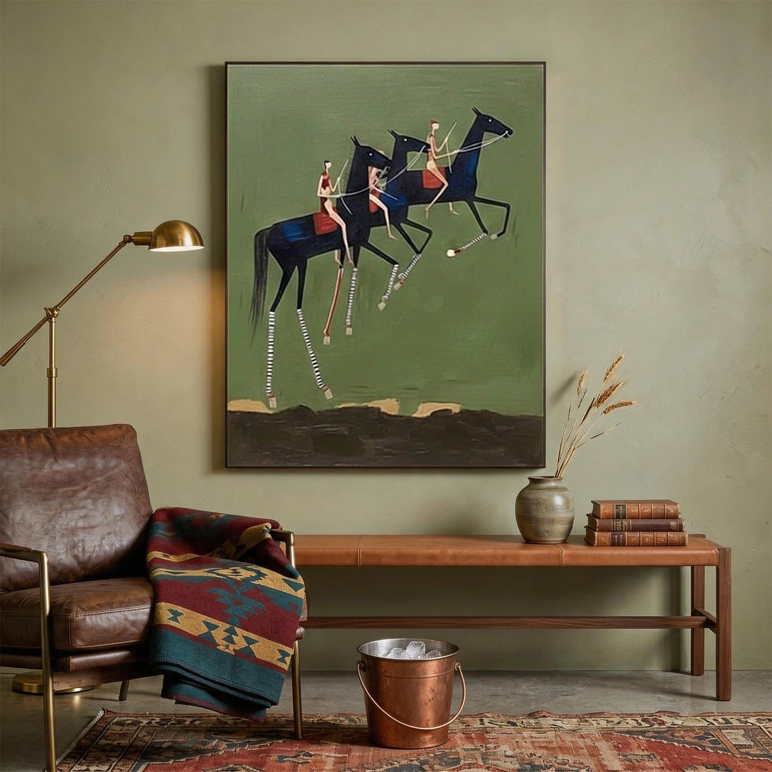 Western Cowboy Wall Art #AC090