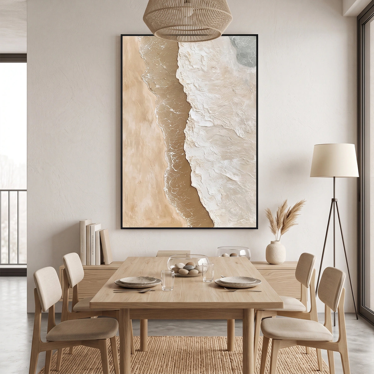 Abstract Ocean And Sky Wall Art #OS123