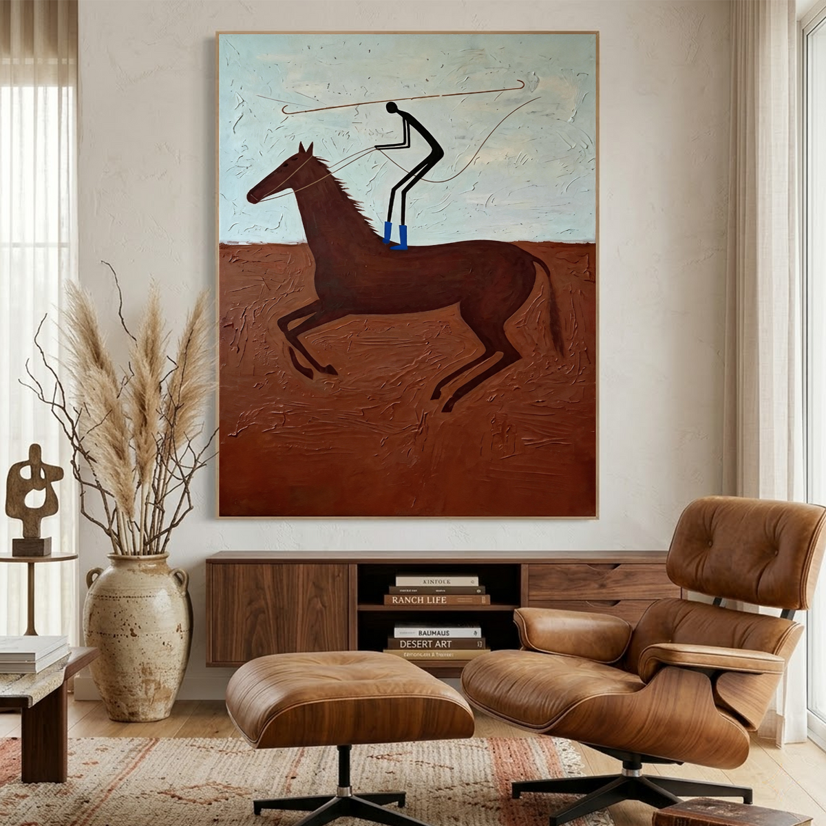 Western Cowboy Wall Art  #AC 165