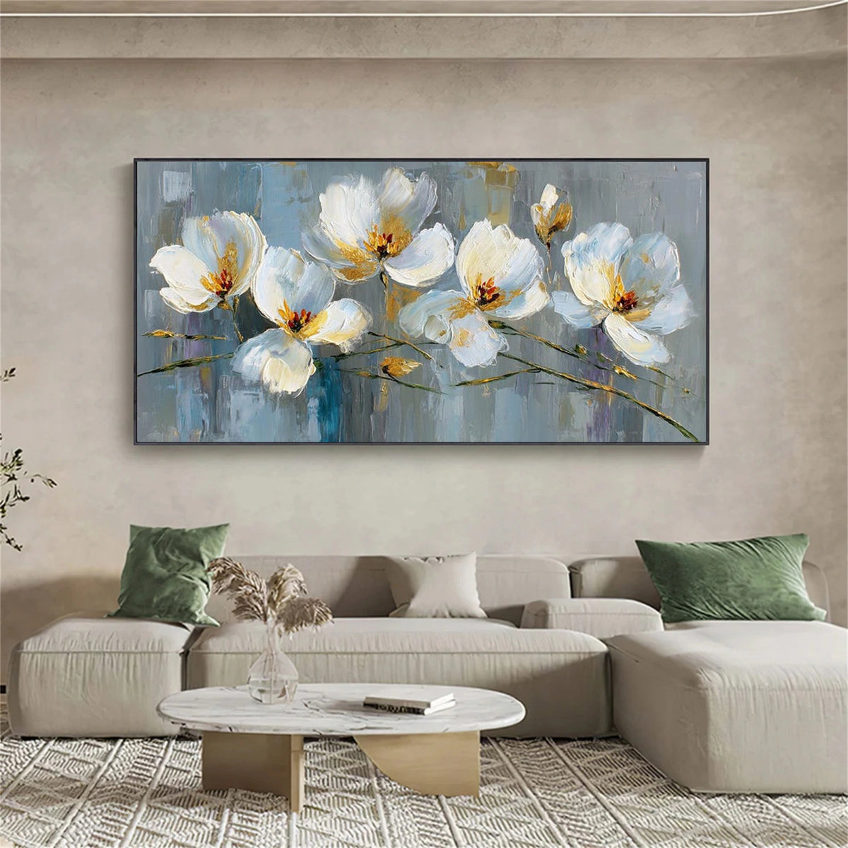 Abstract Flower And Tree Wall Art #FT036