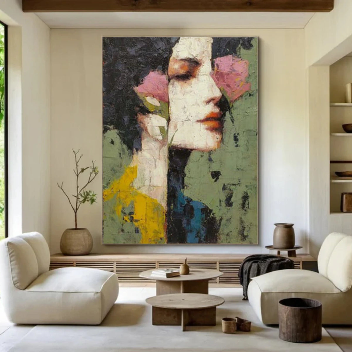 Abstract Portrait Wall Art #LA006
