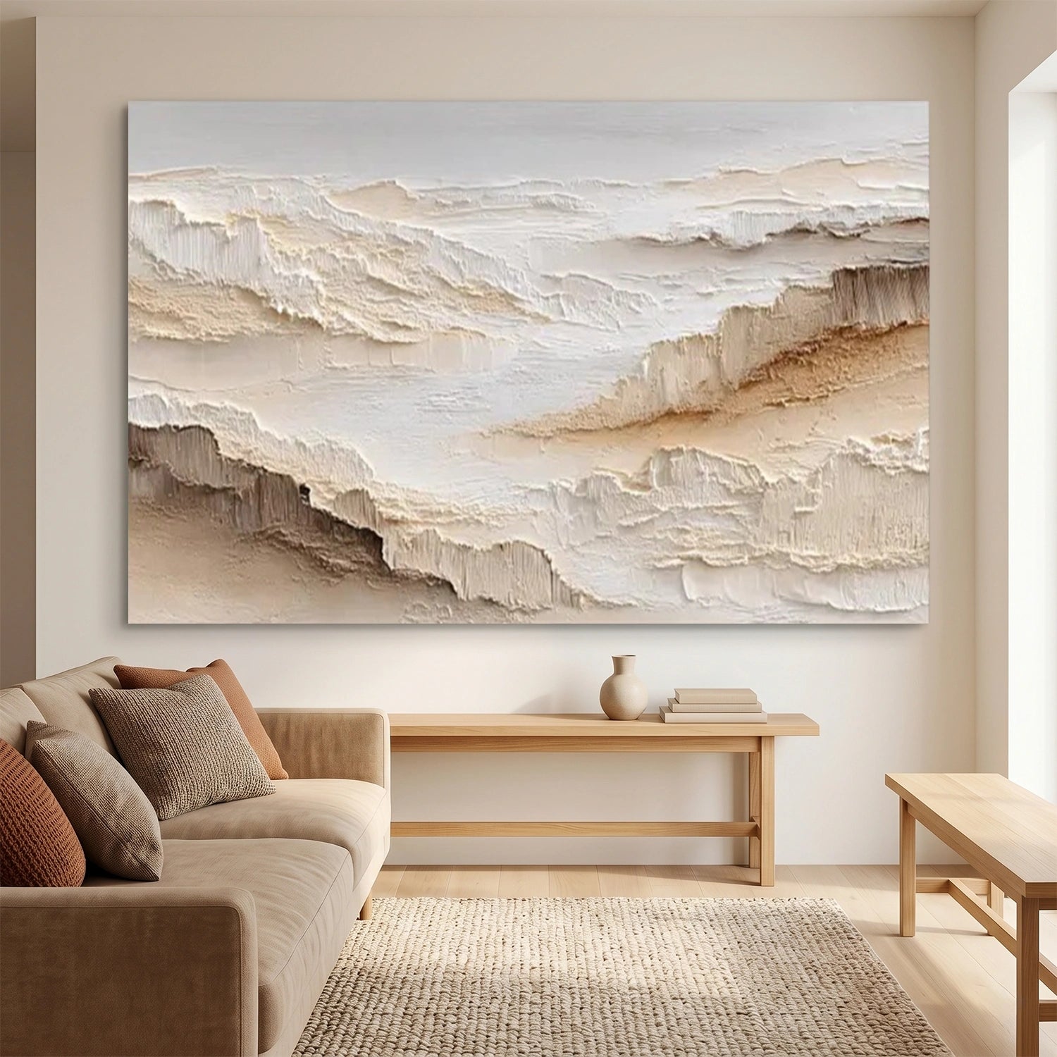 Abstract Mountain Textured Wall Art #MM018