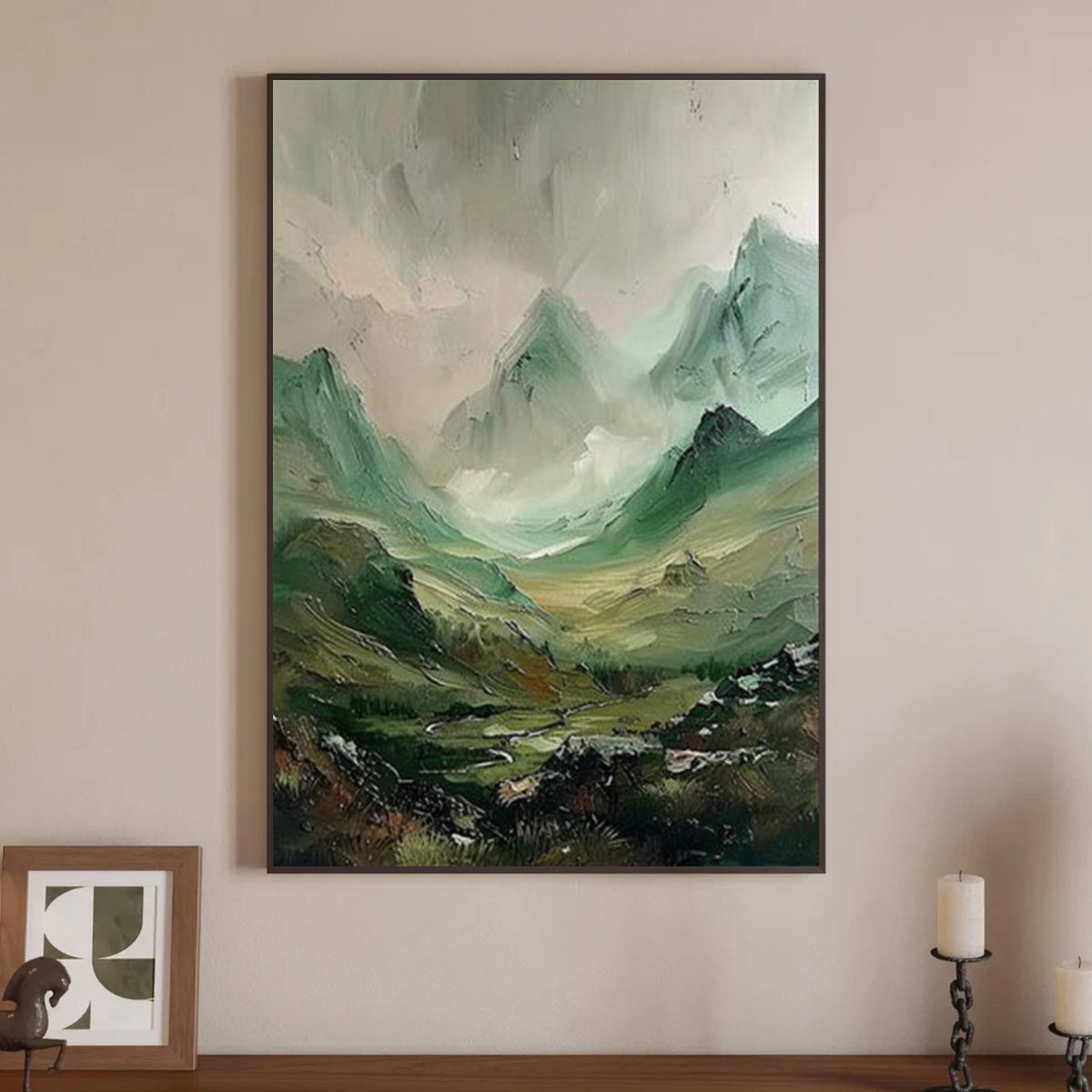 Abstract Mountain Wall Art #MM011