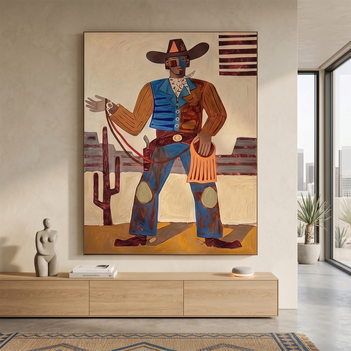 Western Cowboy Wall Art #AC 155