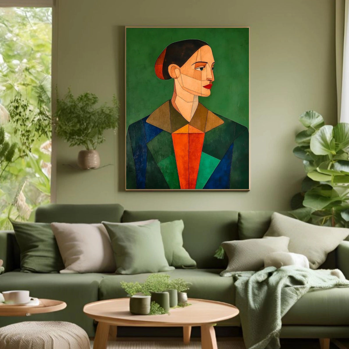 Abstract Portrait Wall Art #LA004