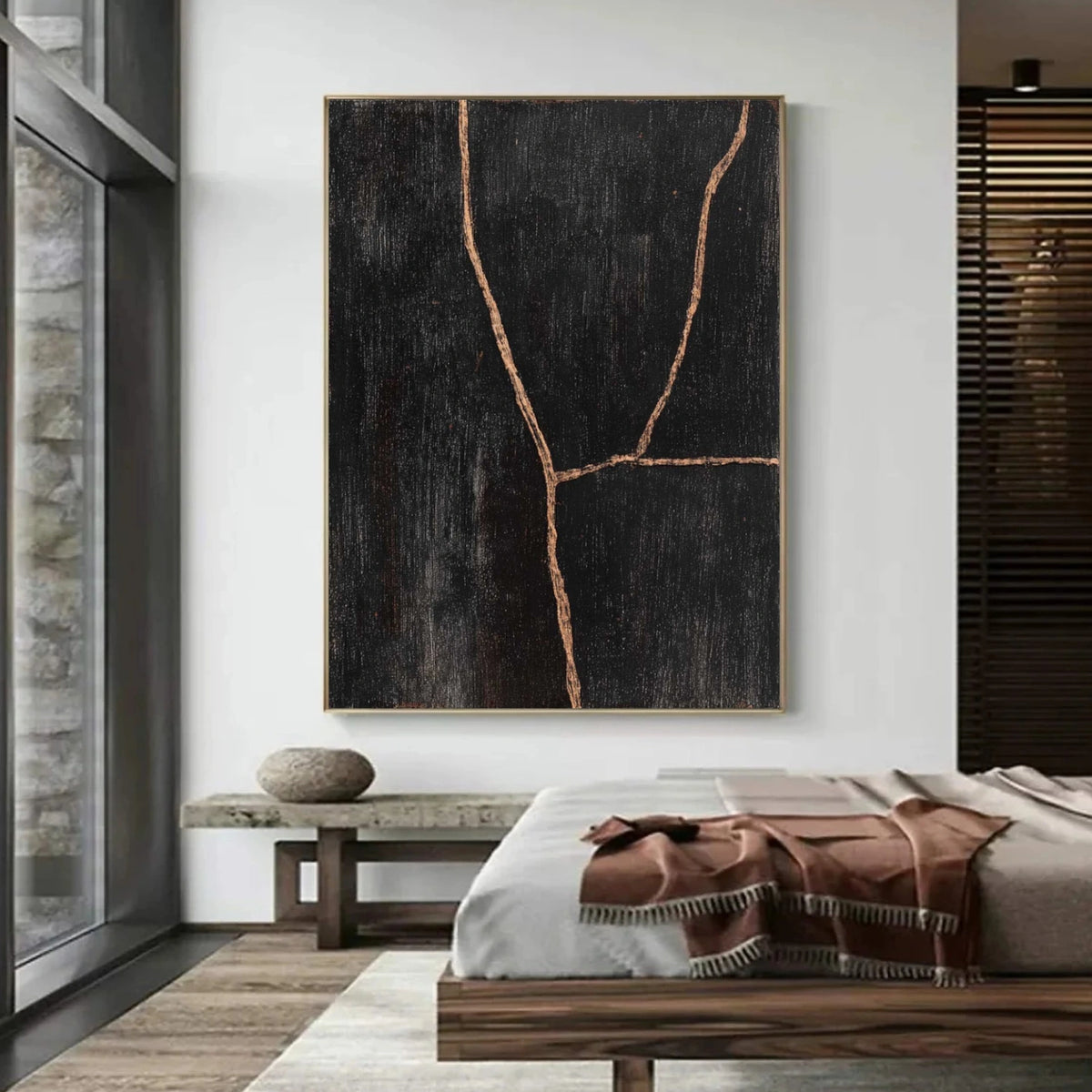 Black Minimalist Wall Art #MW039