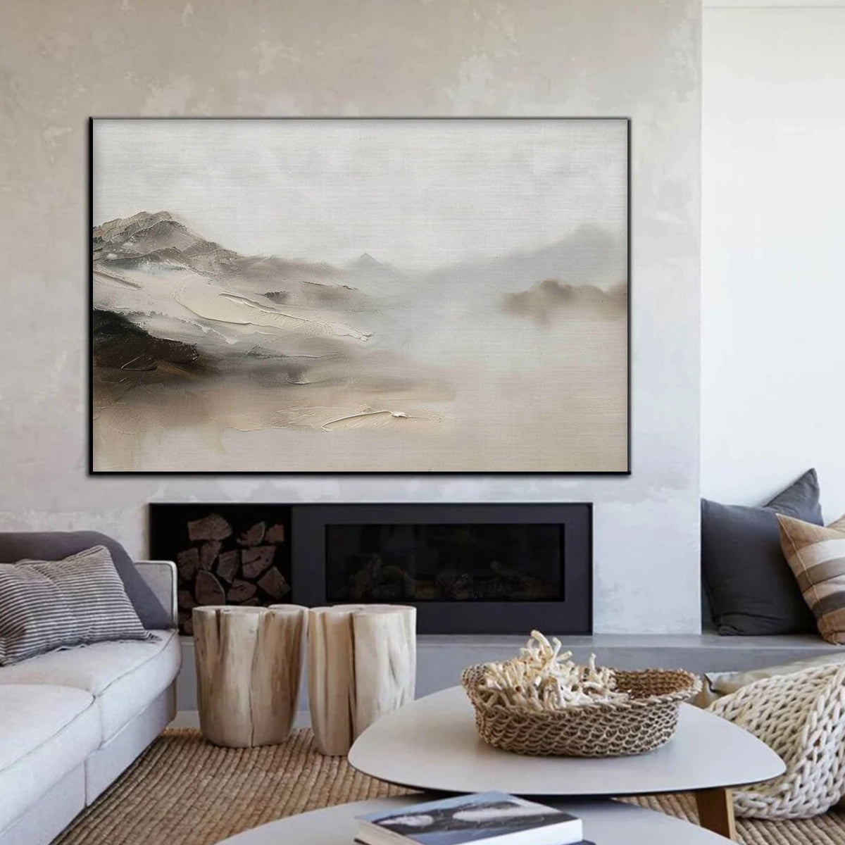 Abstract Mountain Wall Art #MM023