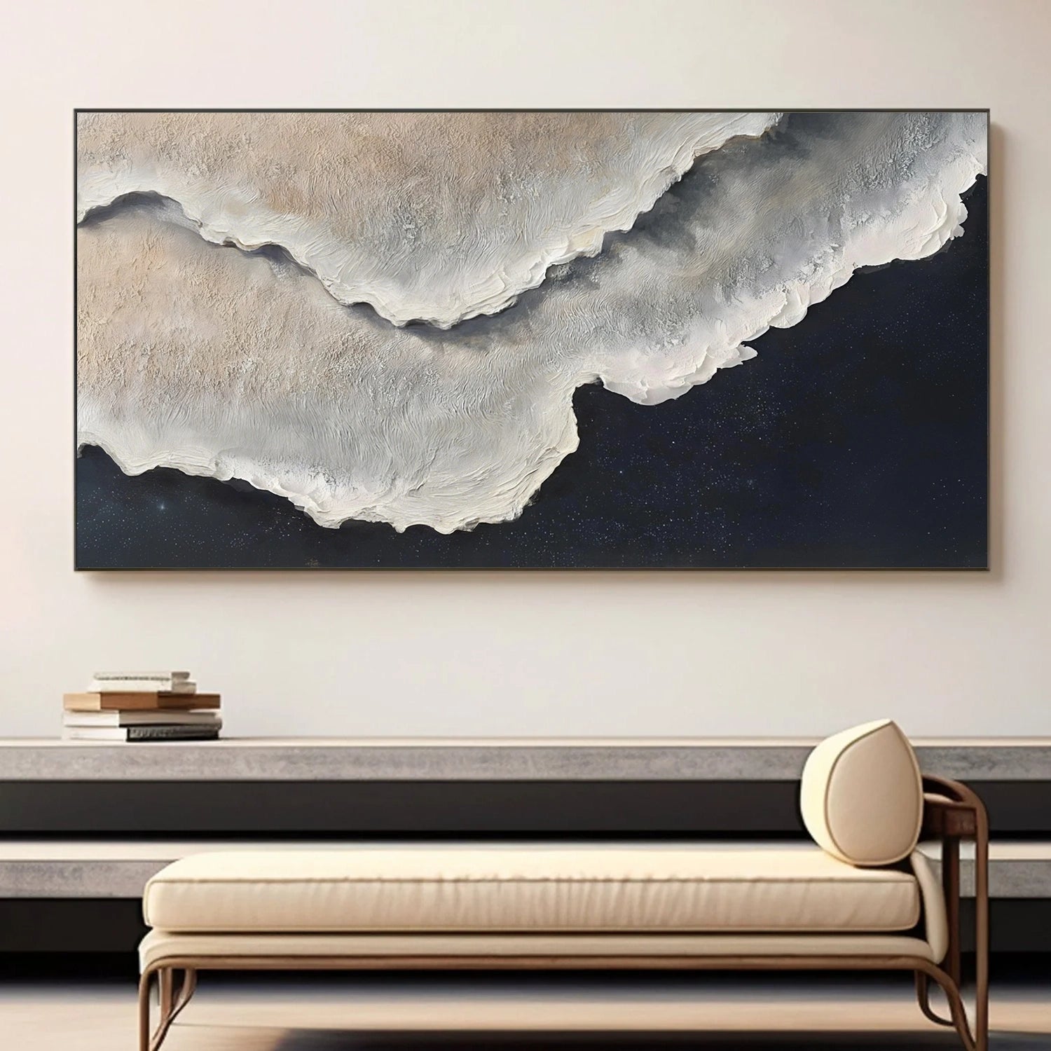 Abstract Ocean And Sky Wall Art #OS050