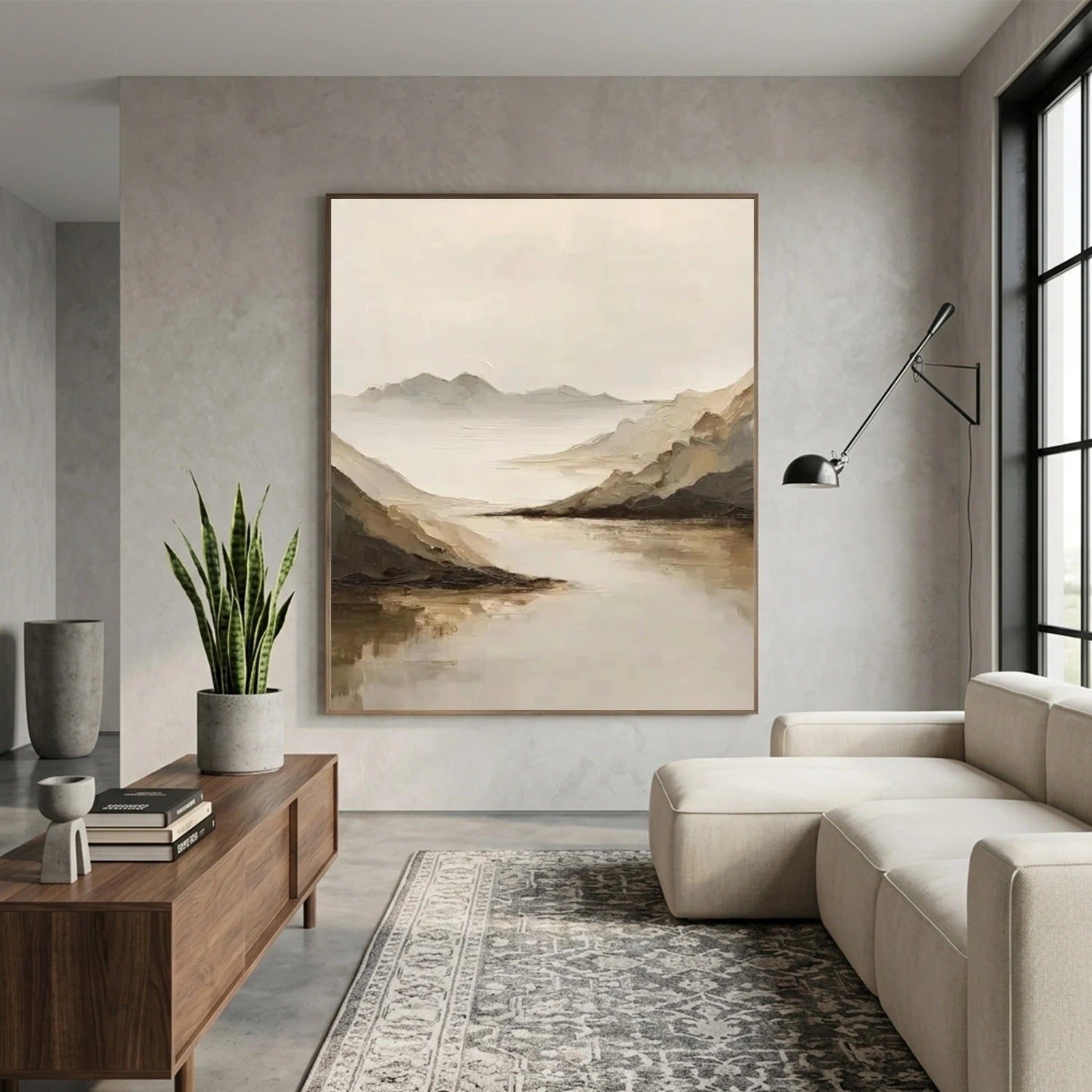 Abstract Mountain Wall Art #MM008