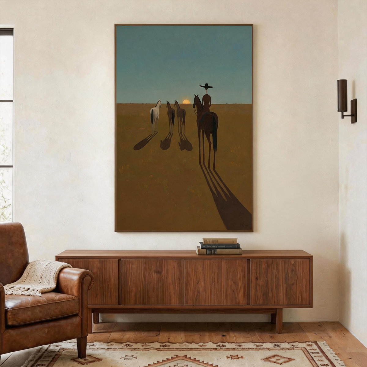Western Cowboy Wall Art #AC 142