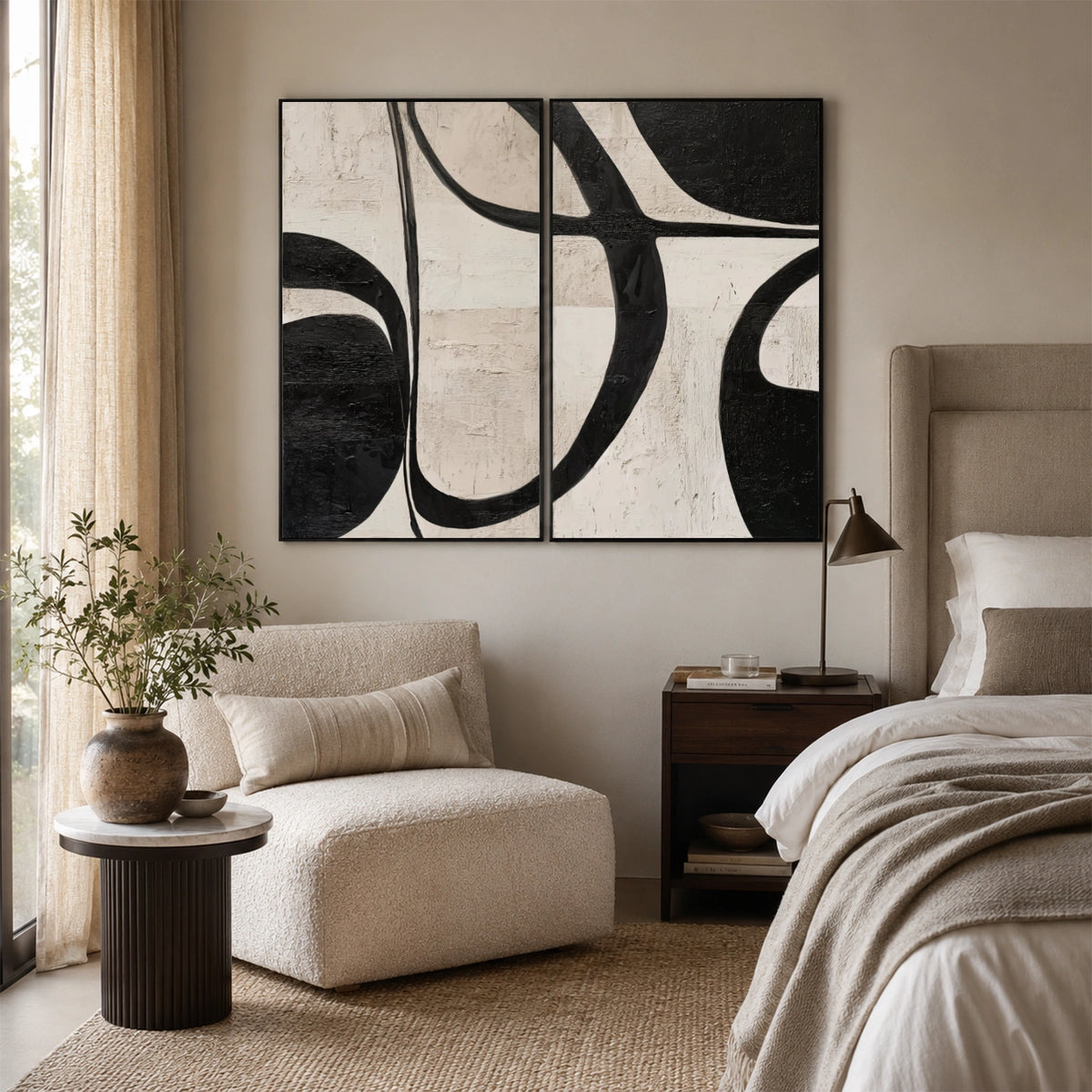 Wabi Sabi Wall Art Set of 2 #WS092