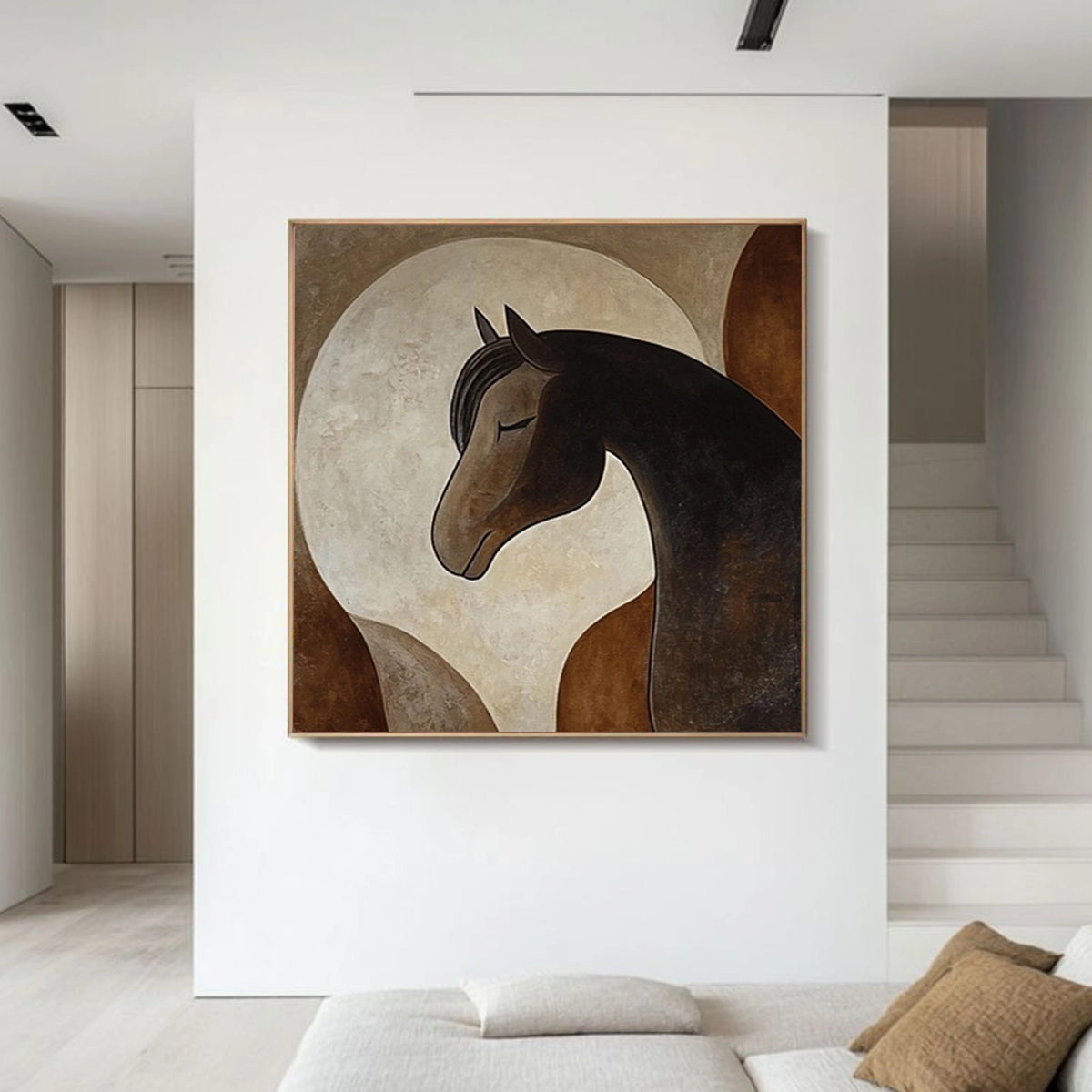 Abstract Animal Horse Wall Art #AN034