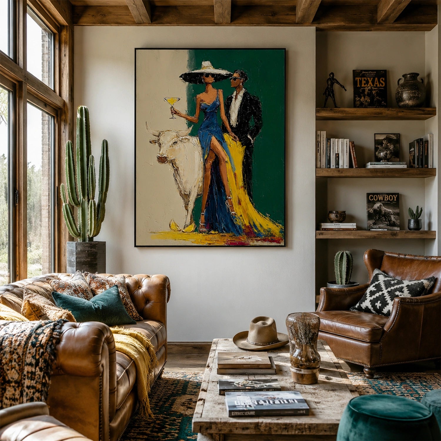 Western Cowboy Wall Art #AC041