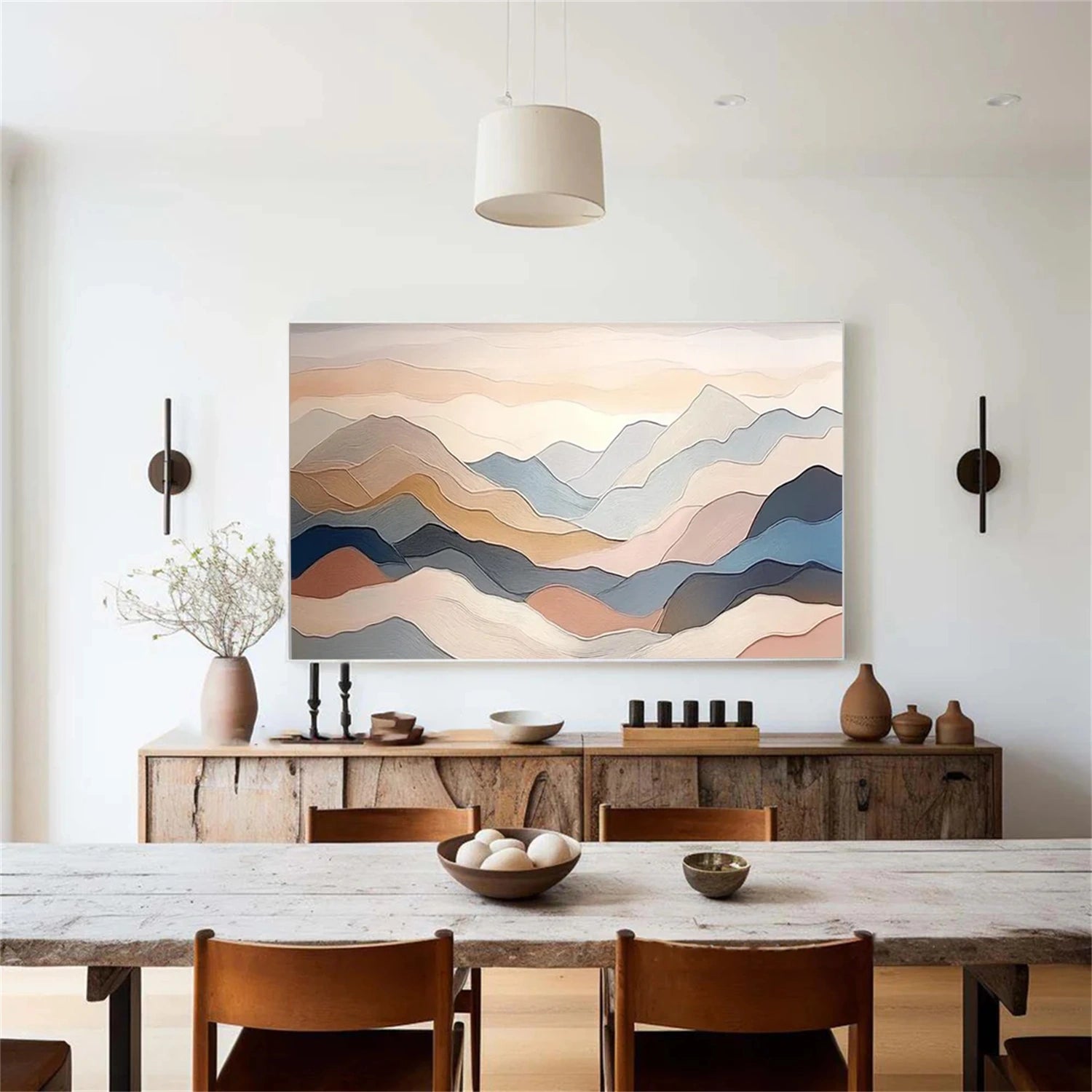 Abstract Mountain Wall Art #MM015