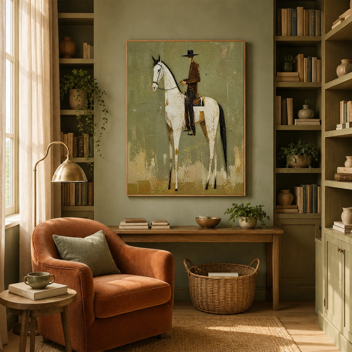 Western Cowboy Wall Art #AC008