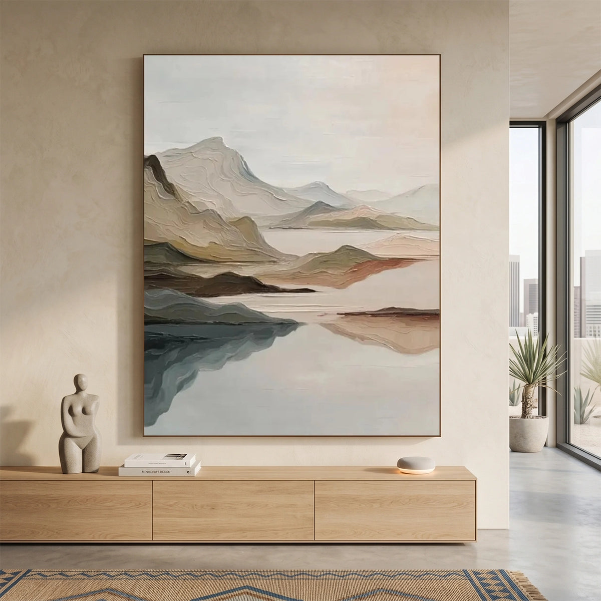 Abstract Mountain Wall Art #MM007