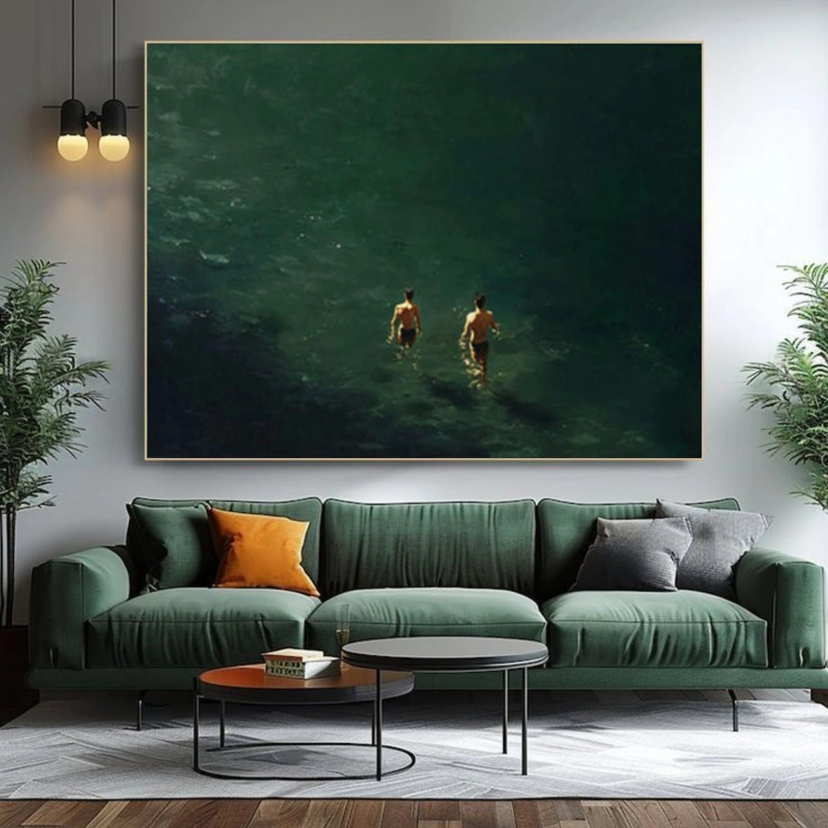 Abstract Ocean And Sky Wall Art #OS100