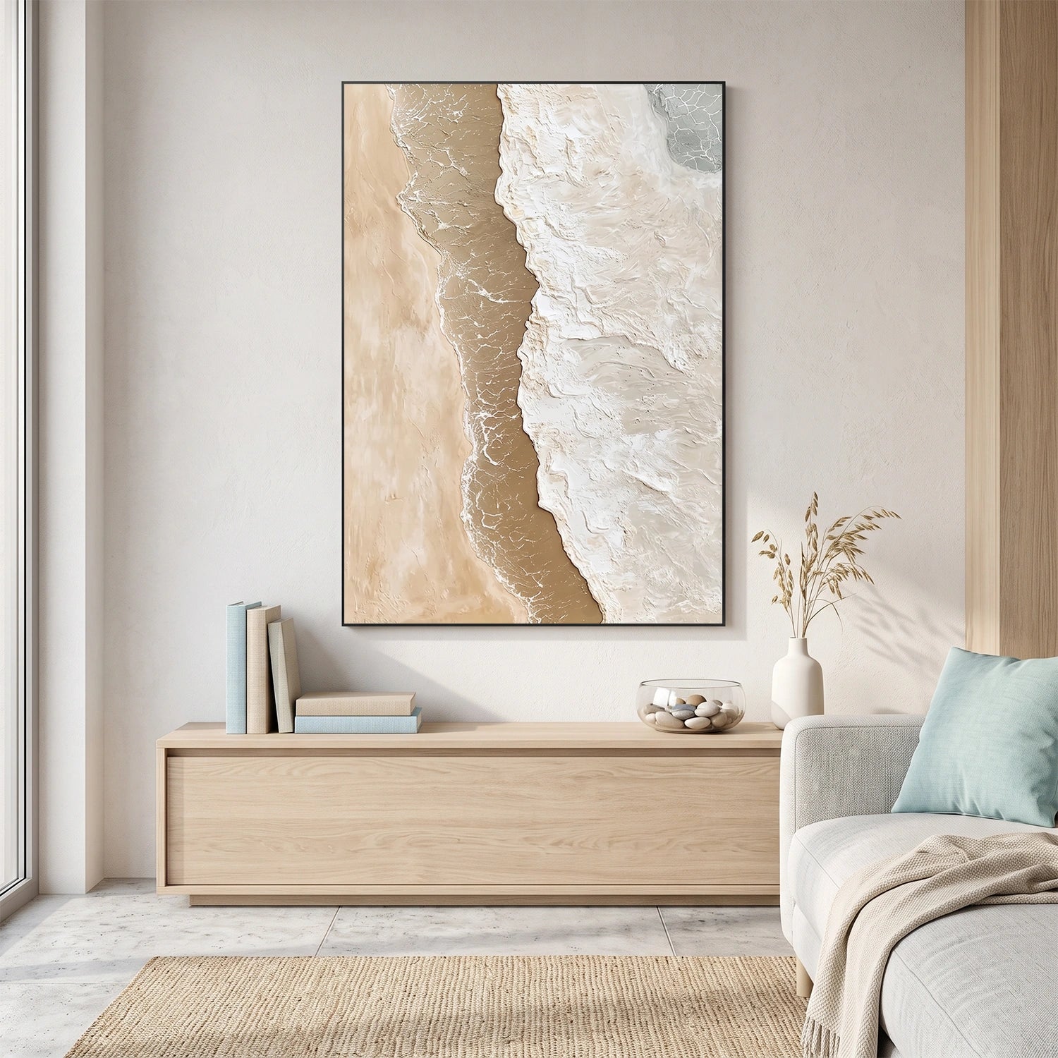 Abstract Ocean And Sky Wall Art #OS123