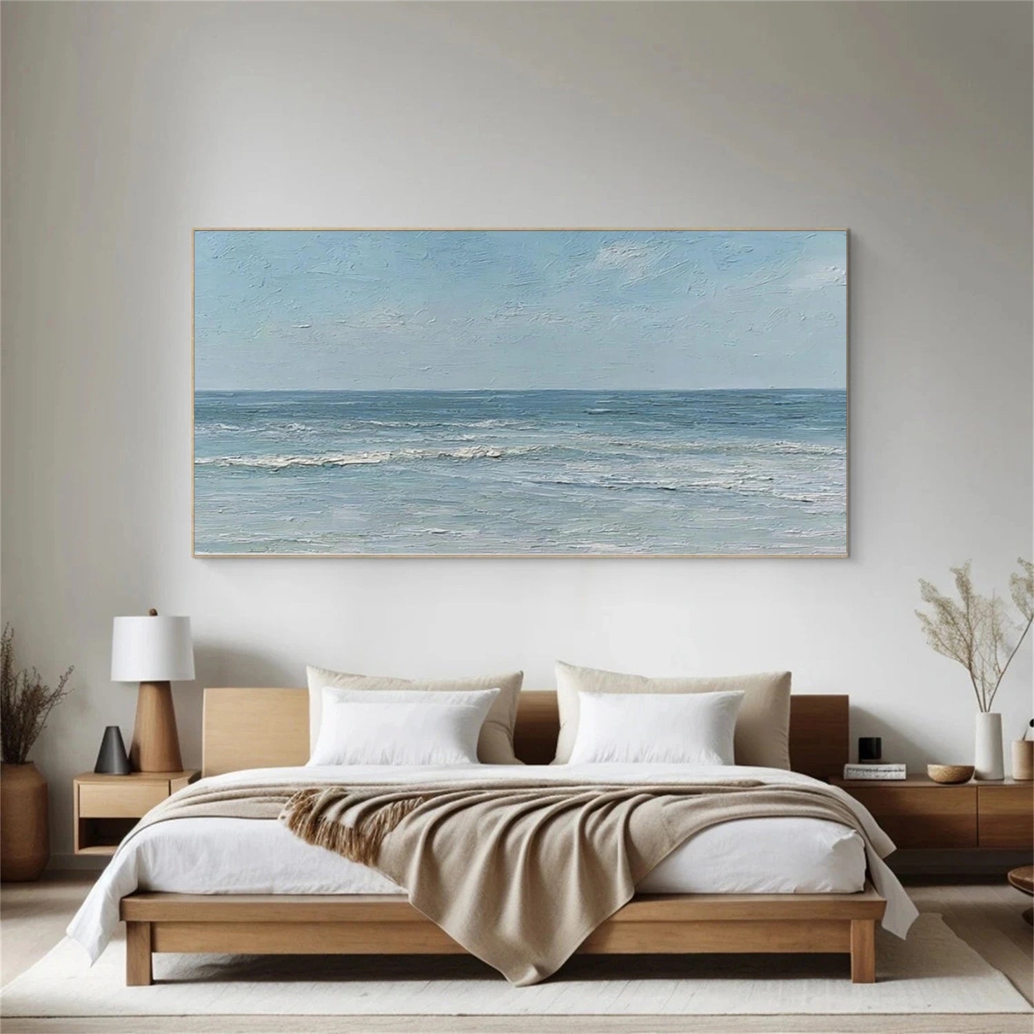 Abstract Ocean And Sky Wall Art #OS047