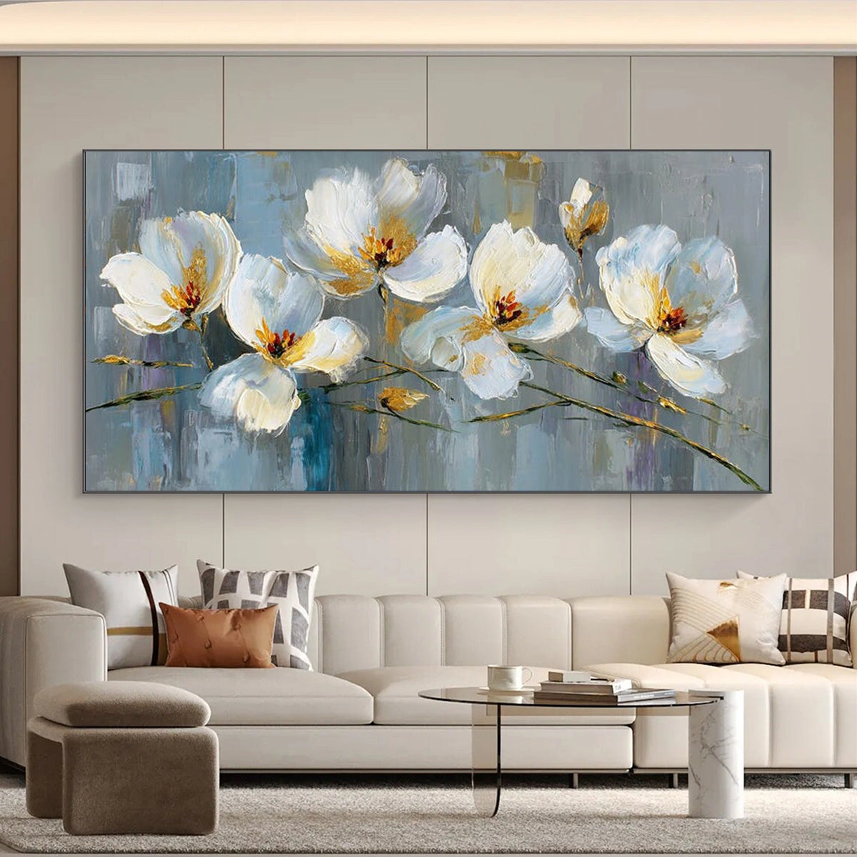 Abstract Flower And Tree Wall Art #FT036