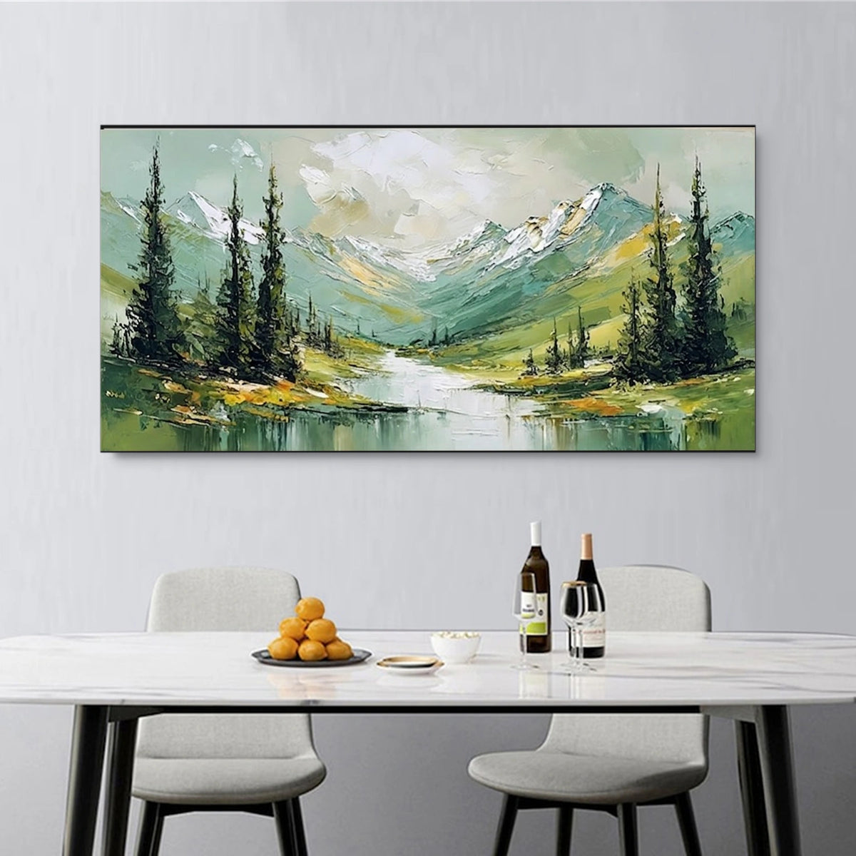 Abstract Mountain Wall Art #MM028