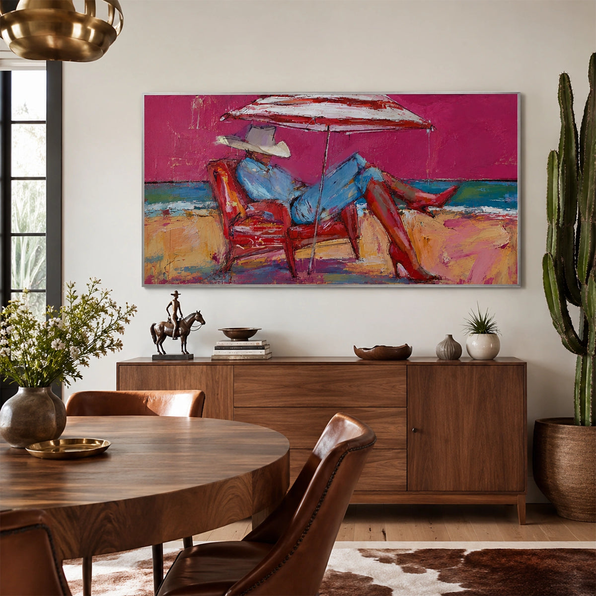 Western Cowboy Wall Art #AC042