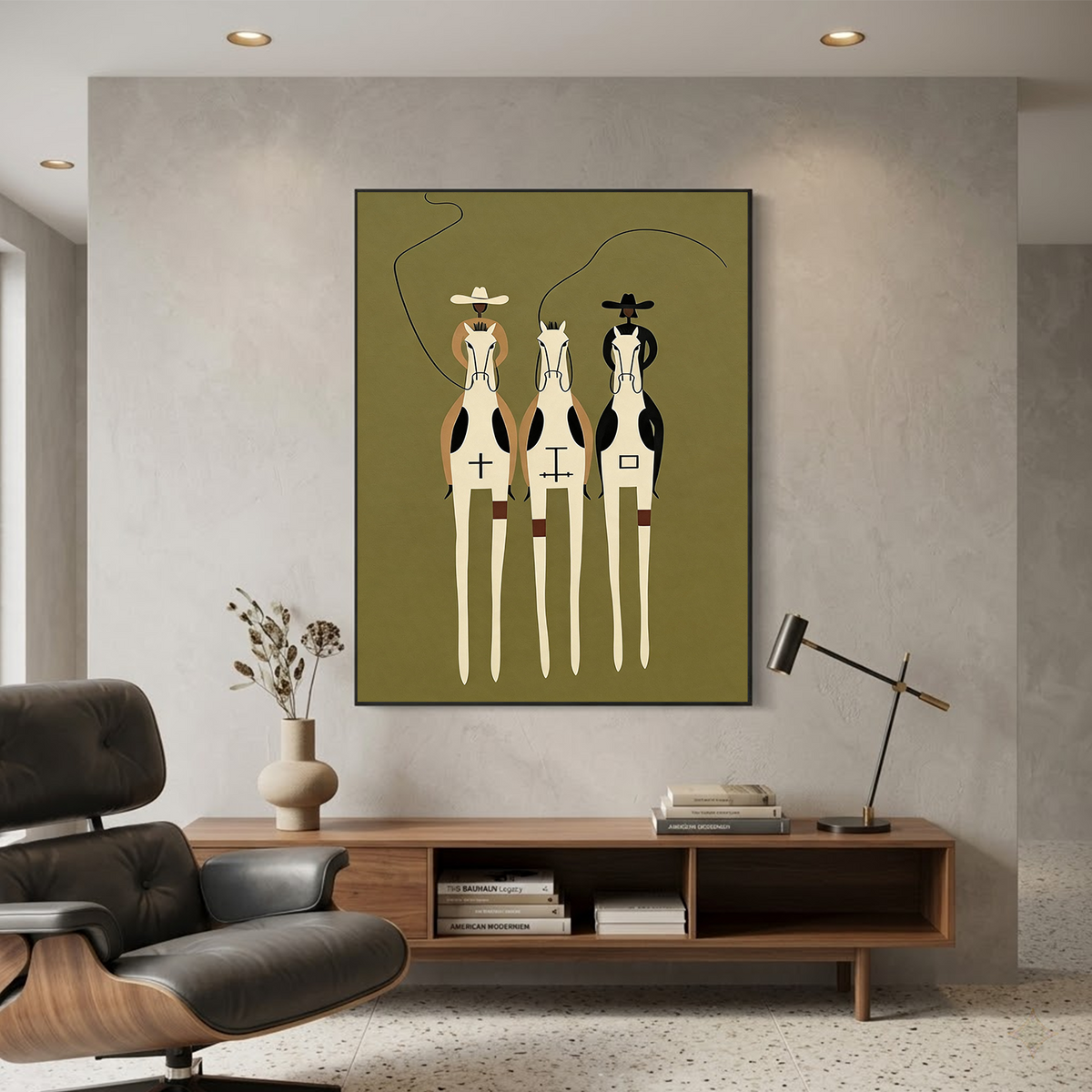 Western Cowboy Wall Art  #AC 159