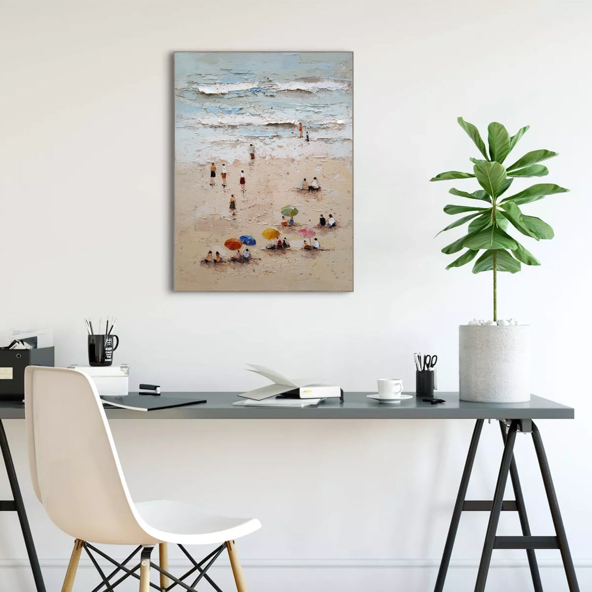 Abstract Ocean And Sky Wall Art #OS043