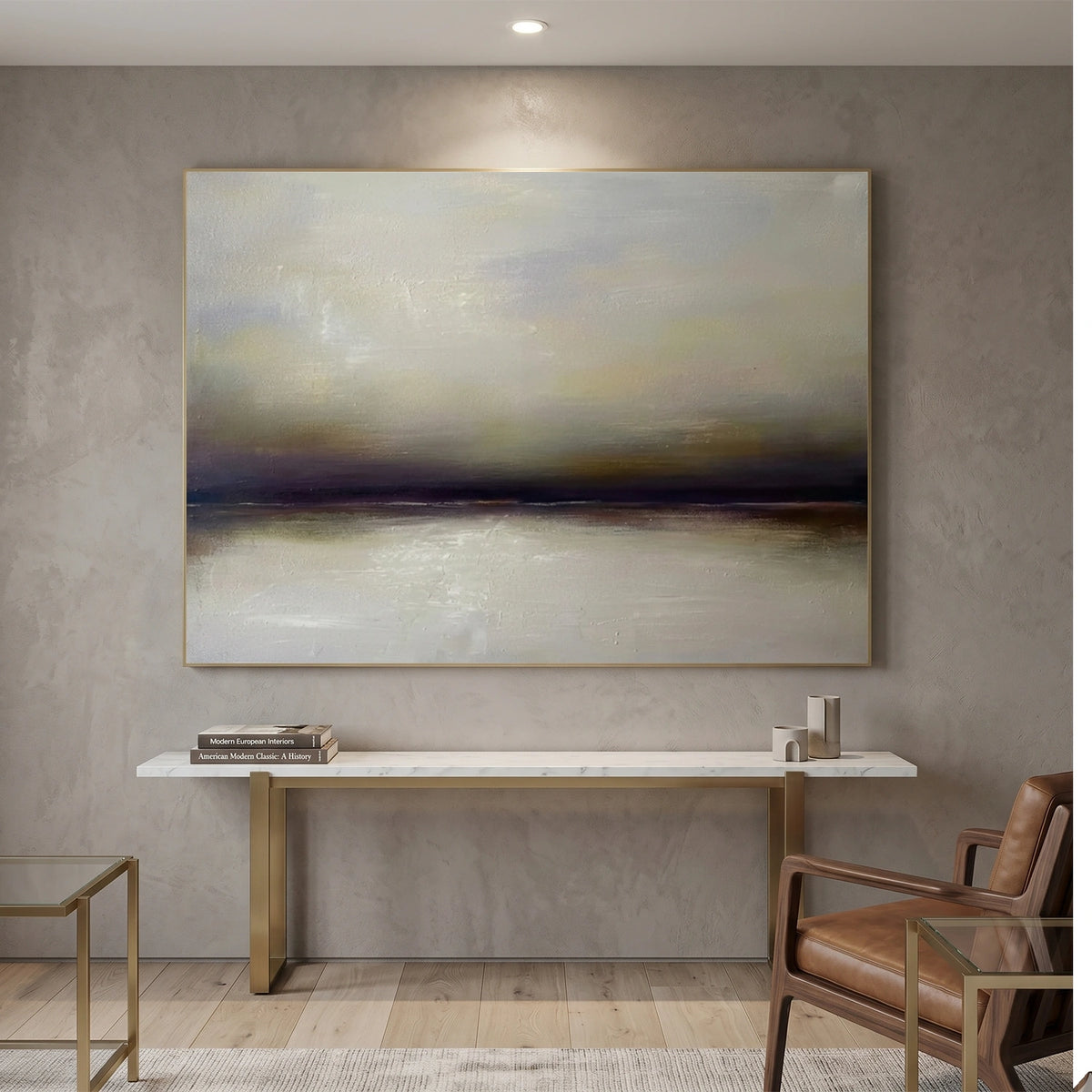 Abstract Ocean And Sky Wall Art #OS108