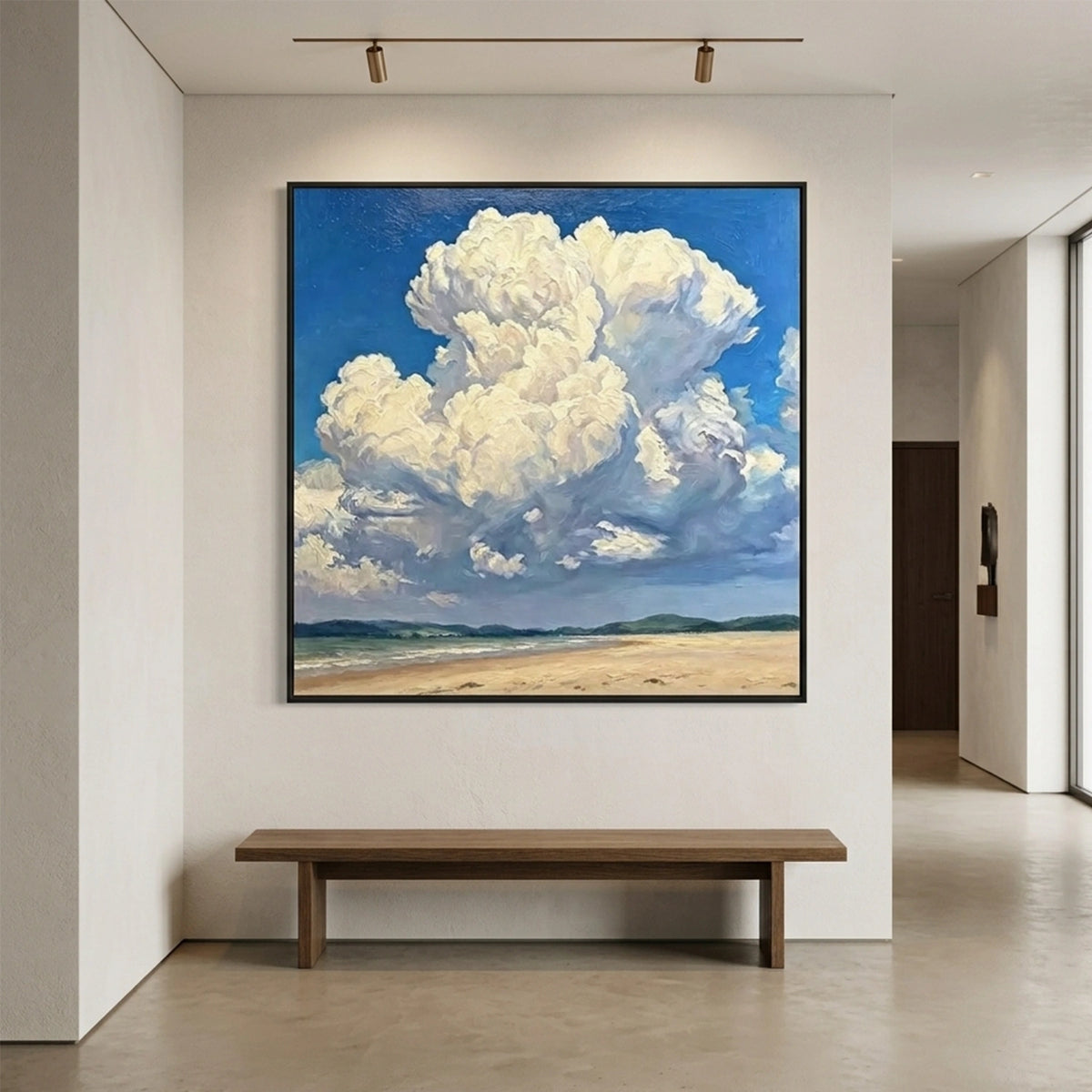 Abstract Ocean And Sky Wall Art #OS010