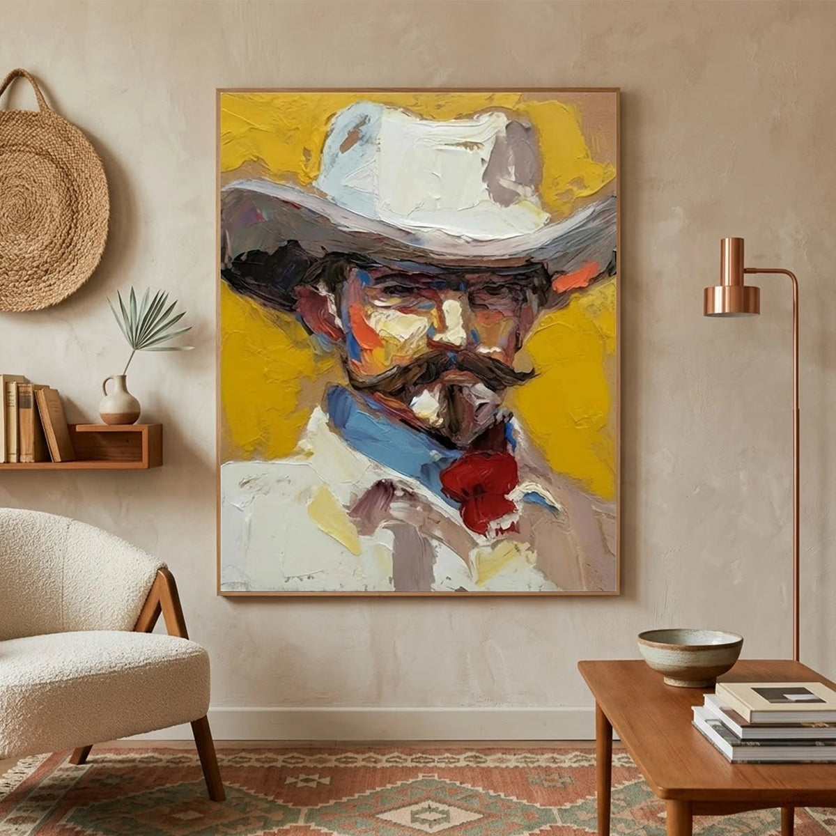 Western Cowboy Wall Art #AC092