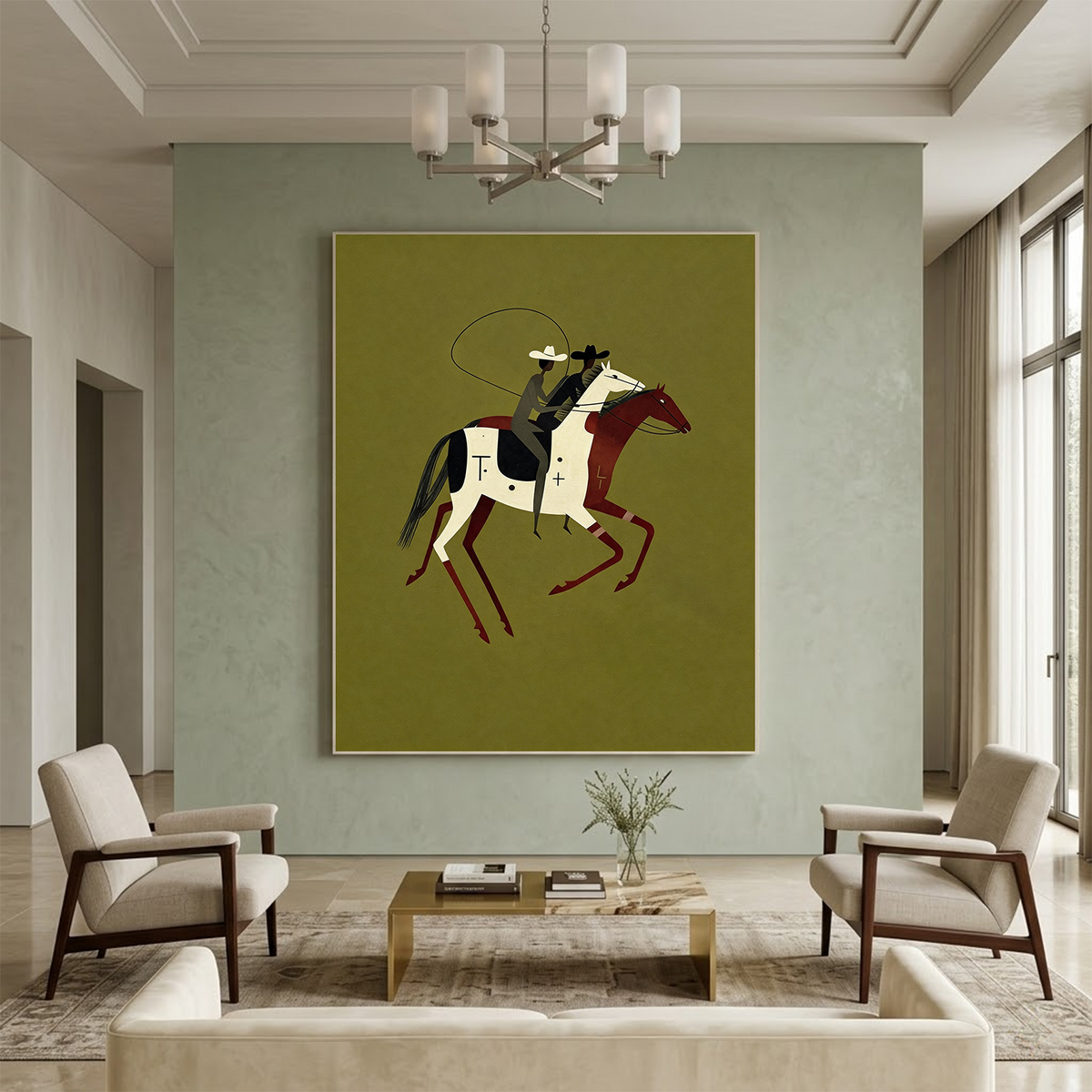 Western Cowboy Wall Art  #AC 160