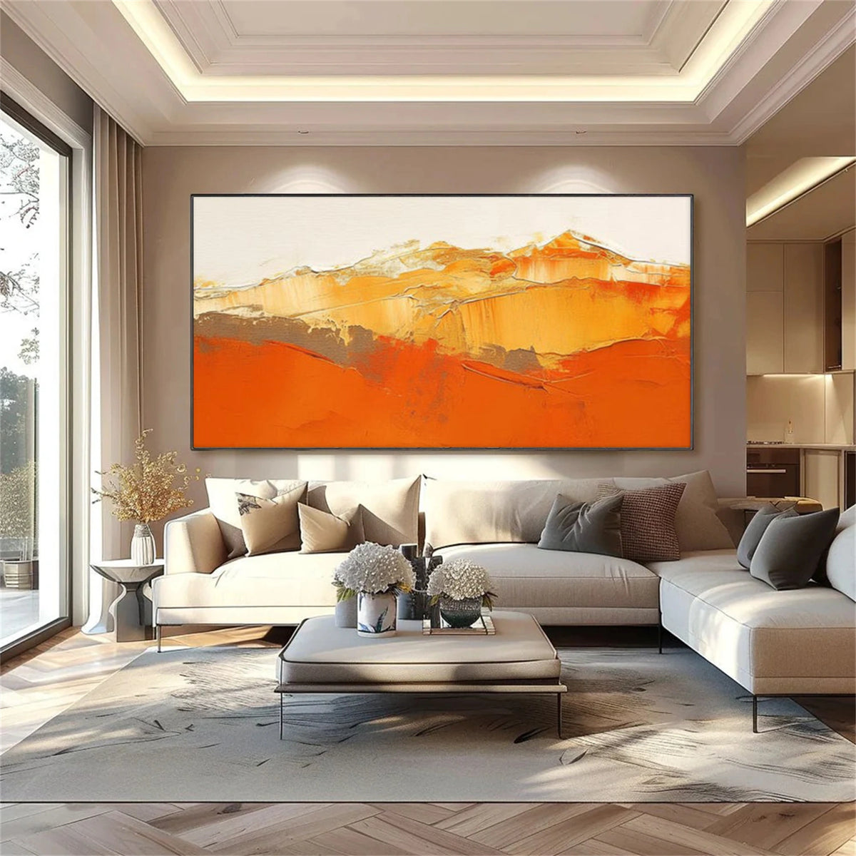 Abstract Mountain Wall Art #MM014