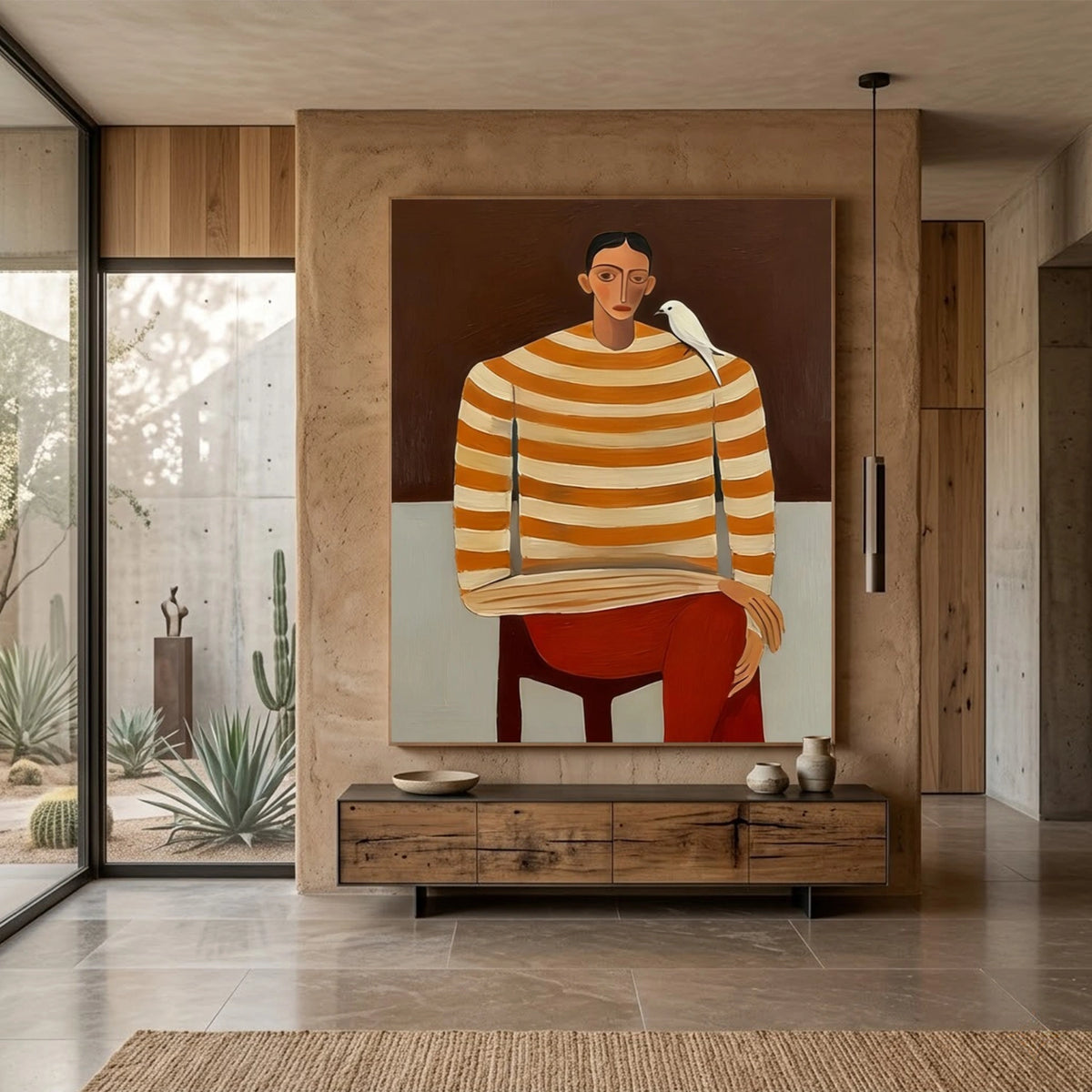 Abstract Portrait Wall Art #LA033