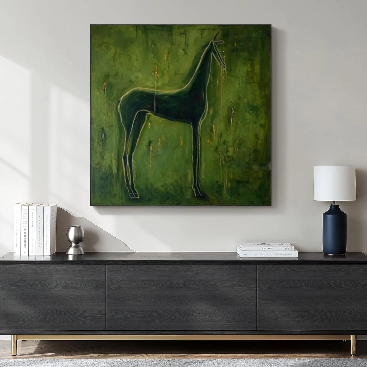 Abstract Animal Horse Wall Art #AN033